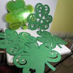 Large St. Patrick's Wall Decor over 14" x 14" DOUBLE SIDED